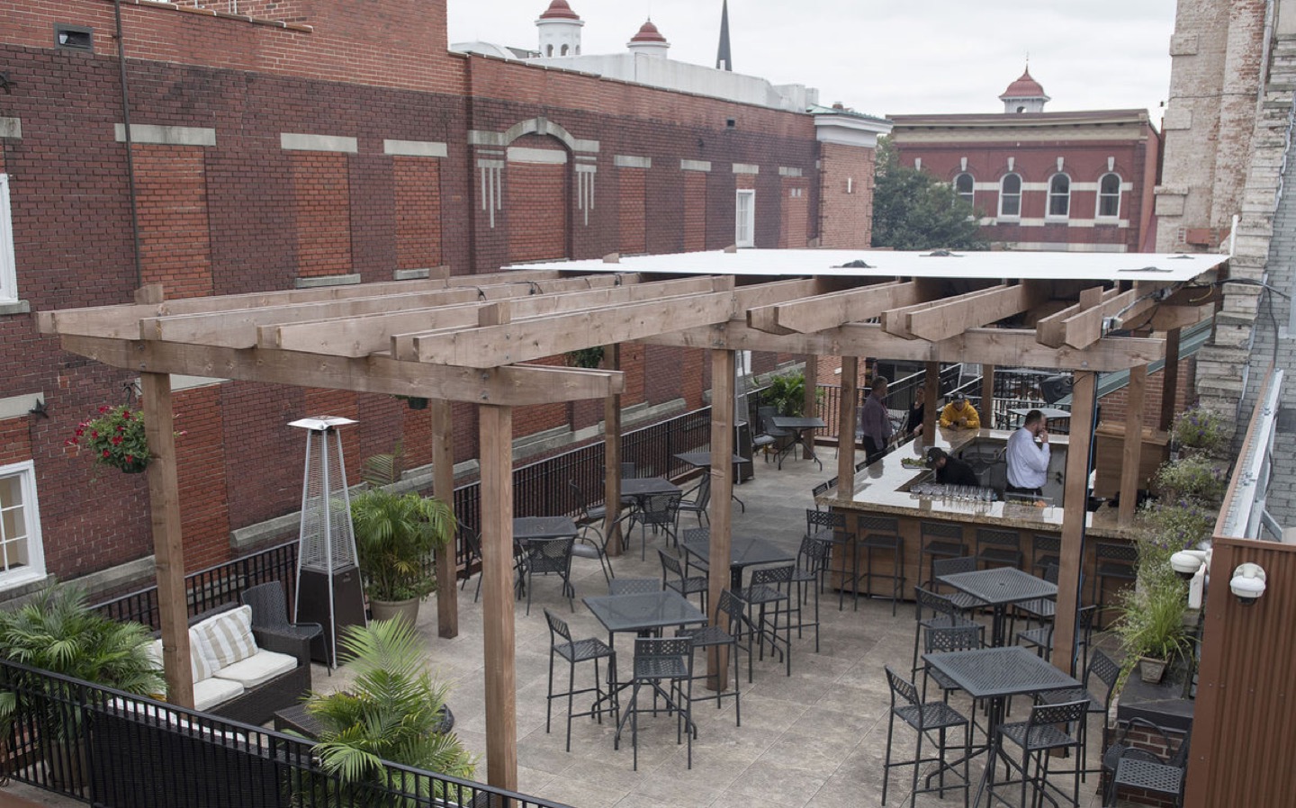 rooftop and alleys