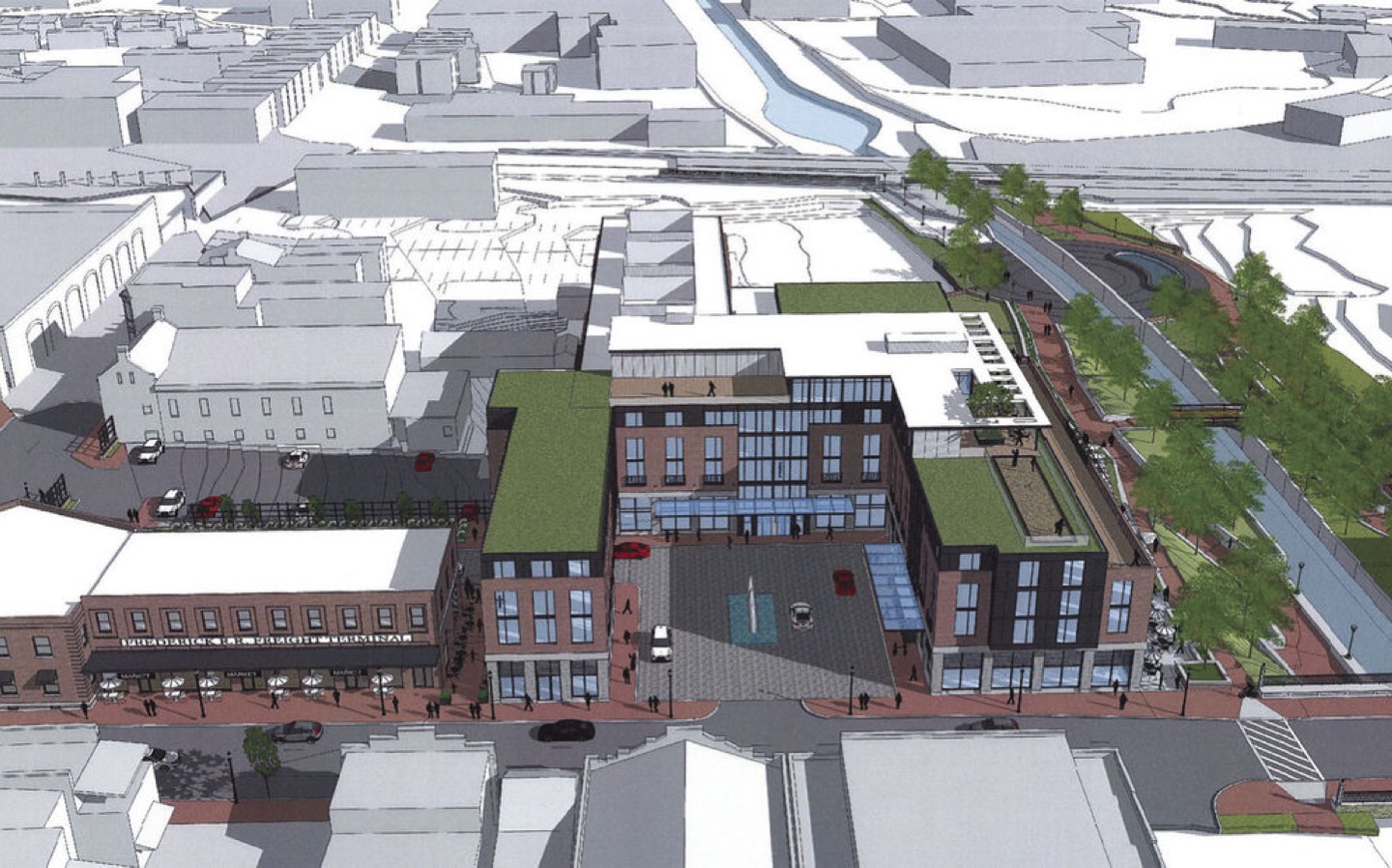 City of Frederick HPC approves first design details for downtown hotel ...