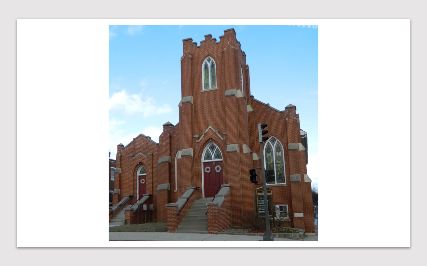 City of Frederick “Preservation Matters” Churches linked by